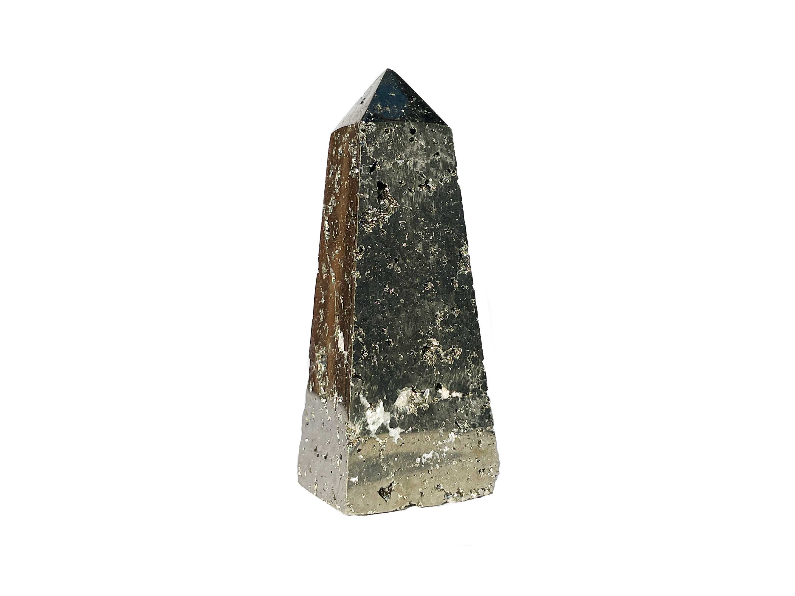 Buy Online Latest and Unique Pyrite Crystal Tower Point | Shop Best Spiritual Items - The Mystical Ritual