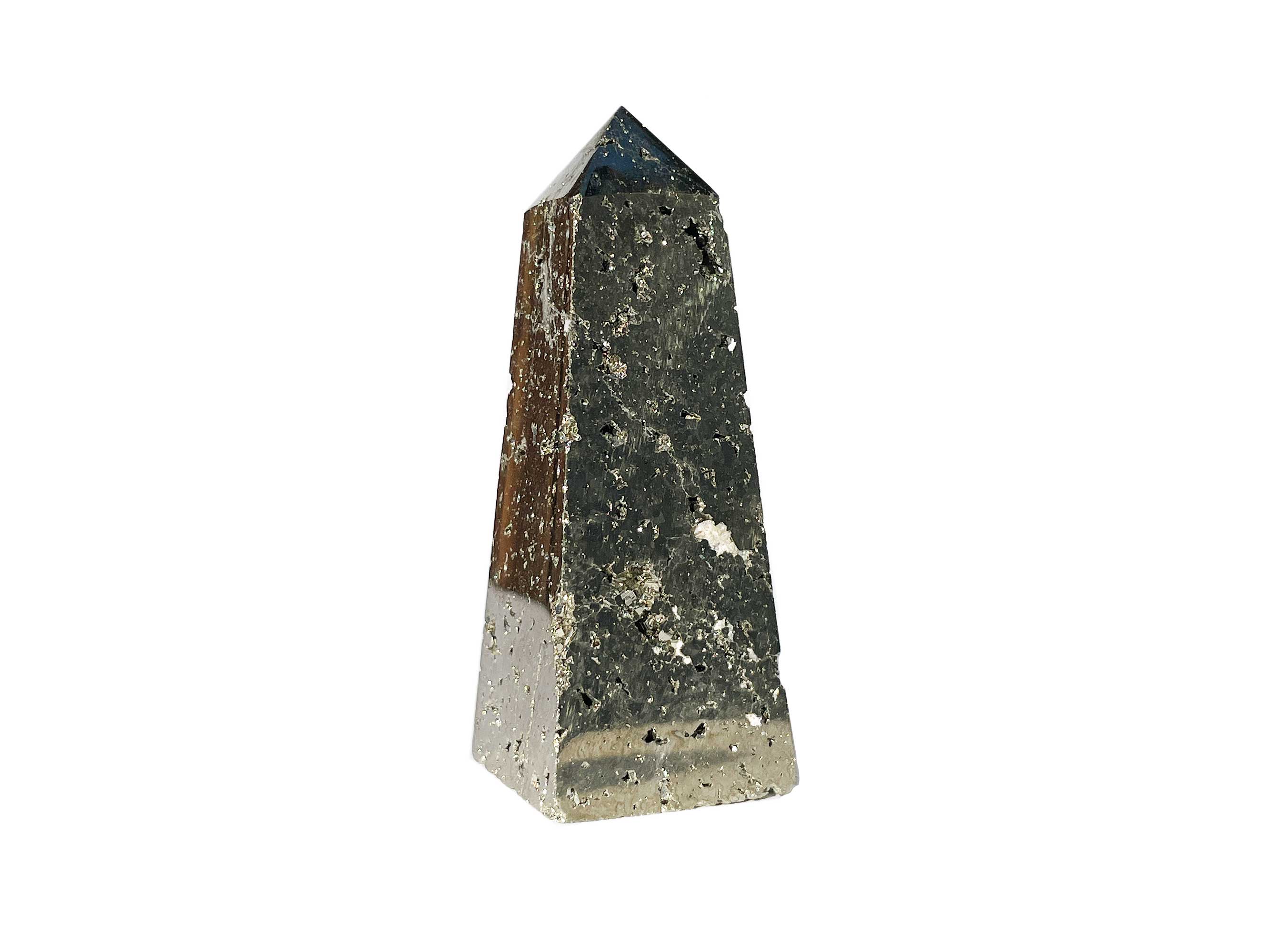 Buy Online Latest and Unique Pyrite Crystal Tower Point | Shop Best Spiritual Items - The Mystical Ritual