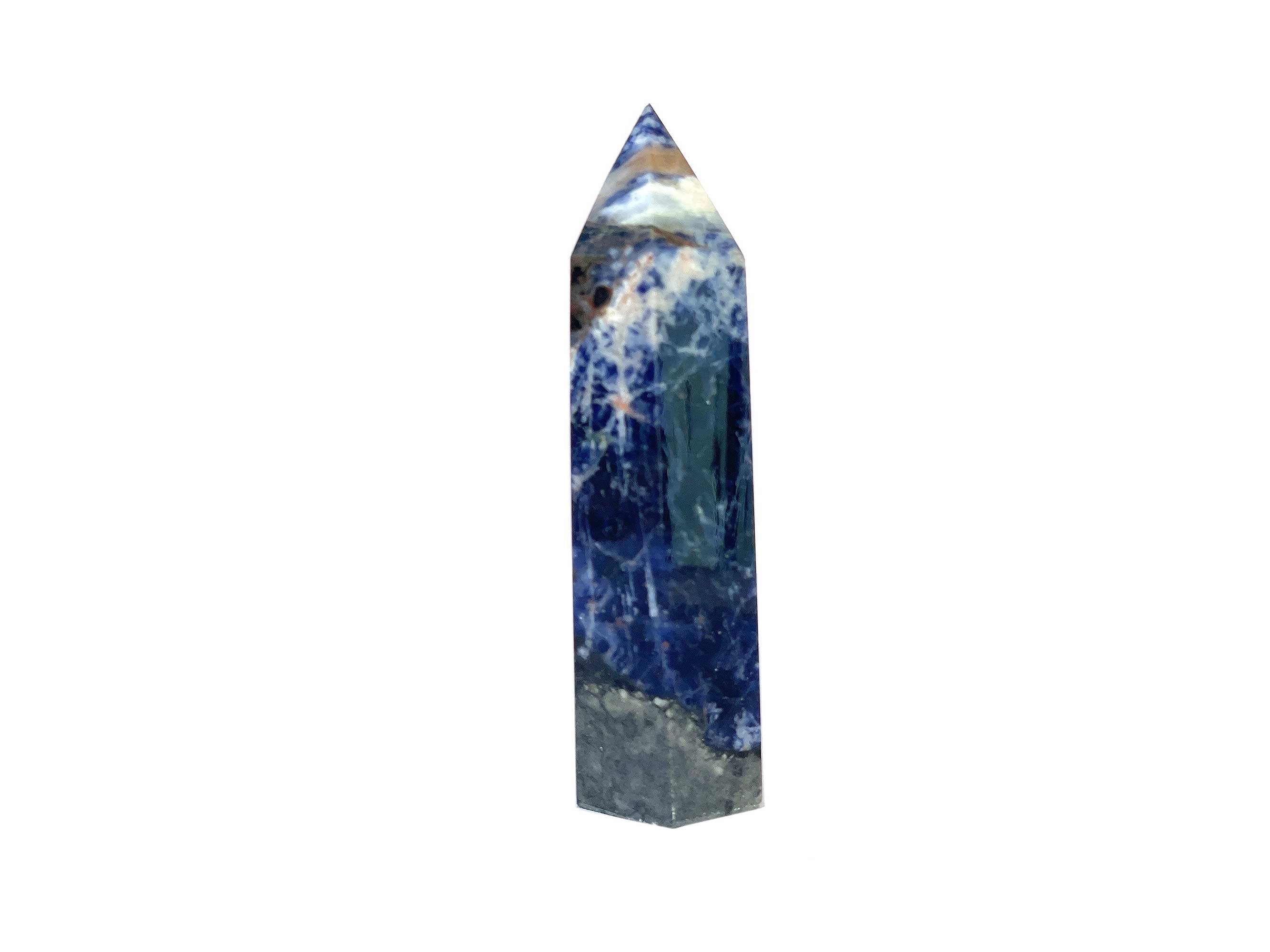 Buy Online Latest and Unique SOLD - Sodalite Crystal Tower Point | Shop Best Spiritual Items - The Mystical Ritual