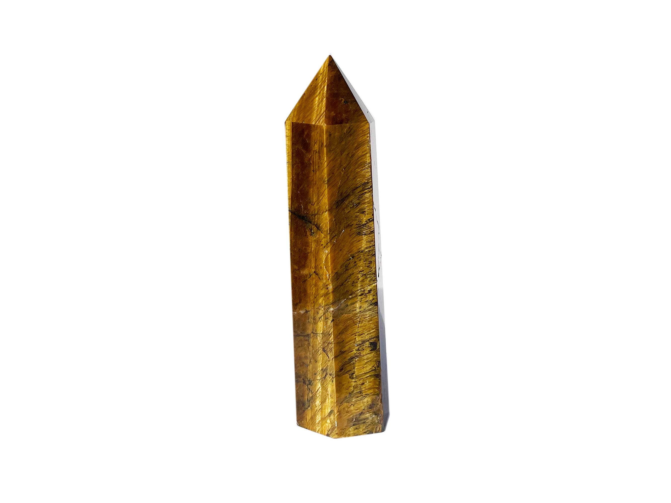 Buy Online Latest and Unique Tiger Eye Crystal Tower Point | Shop Best Spiritual Items - The Mystical Ritual