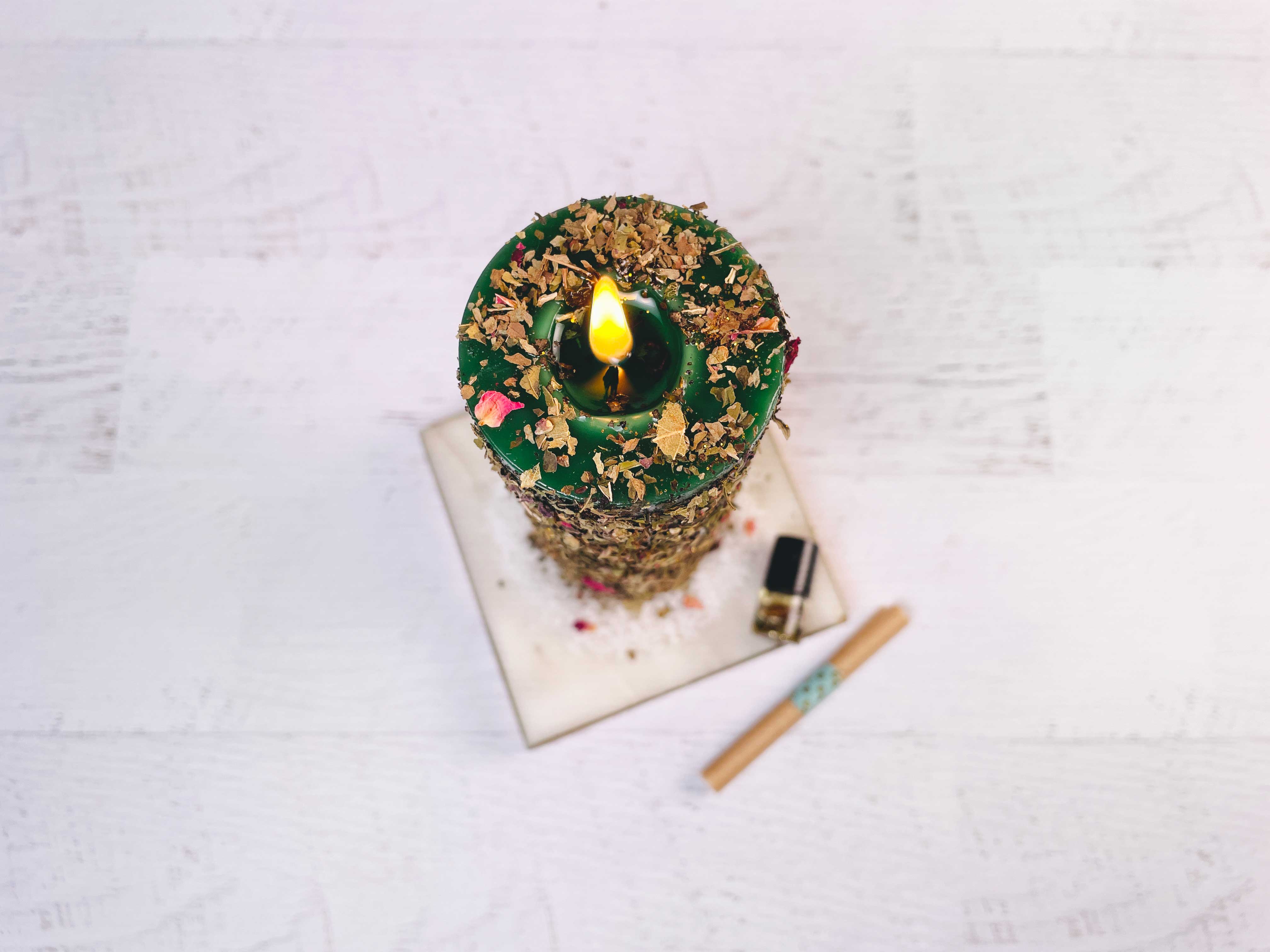 Buy Online Latest and Unique Abundance & Prosperity Candle Ritual Kit | Shop Best Spiritual Items - The Mystical Ritual