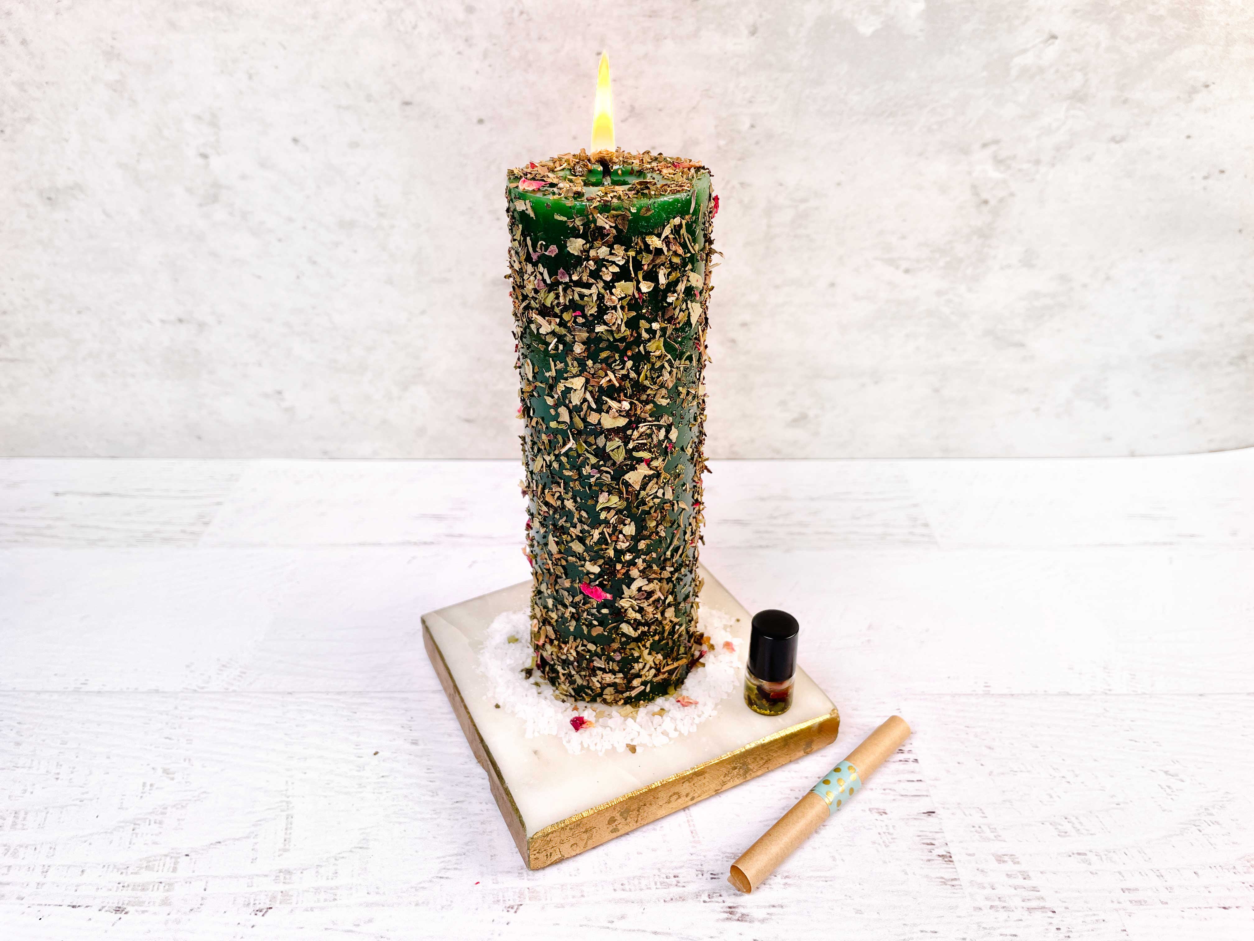 Buy Online Latest and Unique Abundance & Prosperity Candle Ritual Kit | Shop Best Spiritual Items - The Mystical Ritual