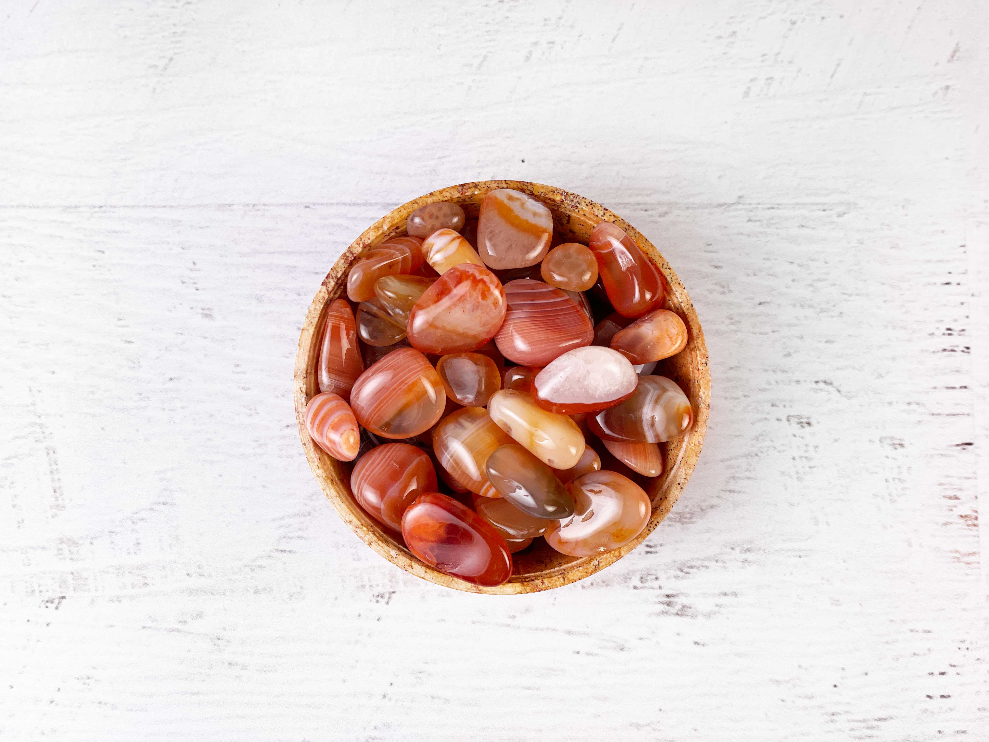 Buy Online Latest and Unique Tumbled Carnelian - Courage • Vitality • Sexuality • Confidence • Action | Shop Best Spiritual Items - The Mystical Ritual