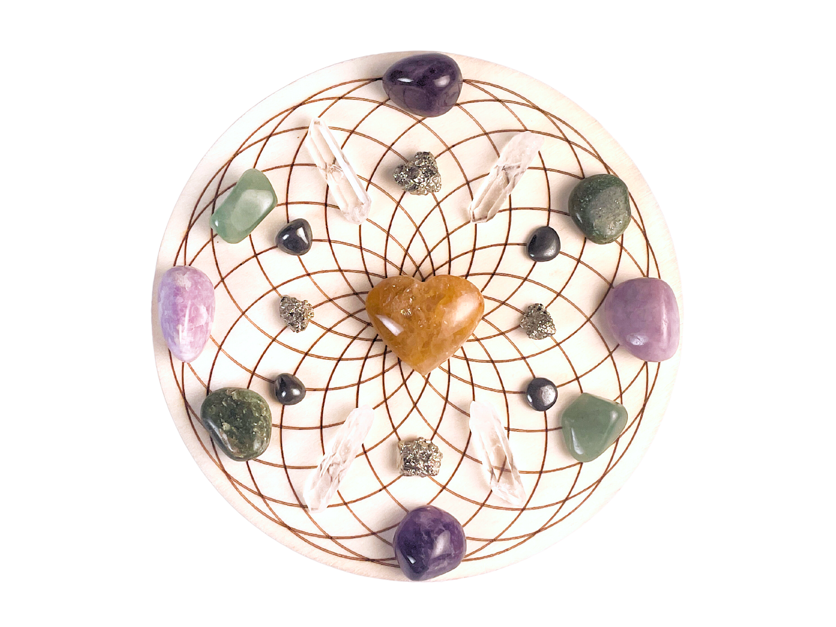 Healing, Balance & Harmony Crystal Grid