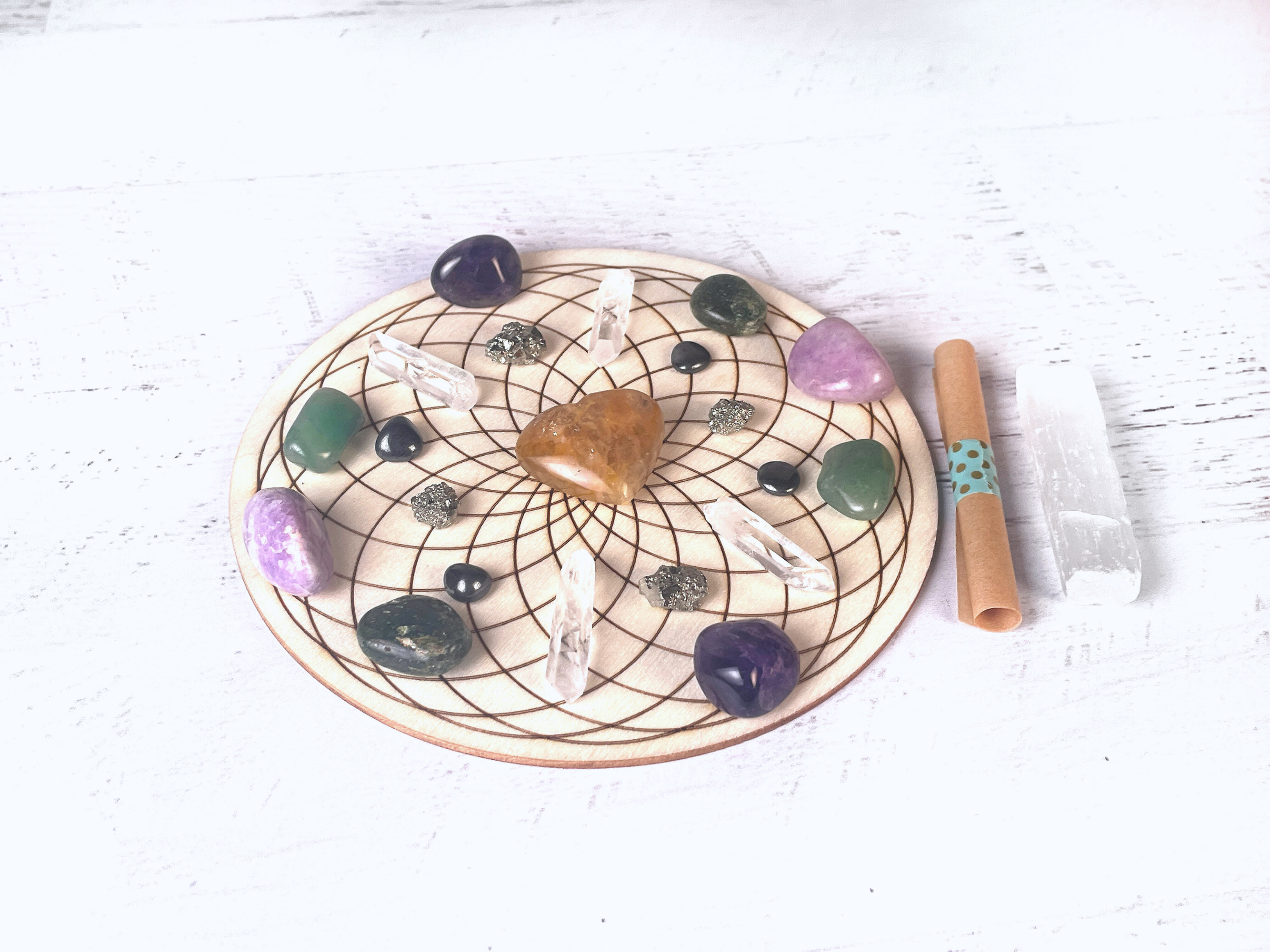 Healing, Balance & Harmony Crystal Grid