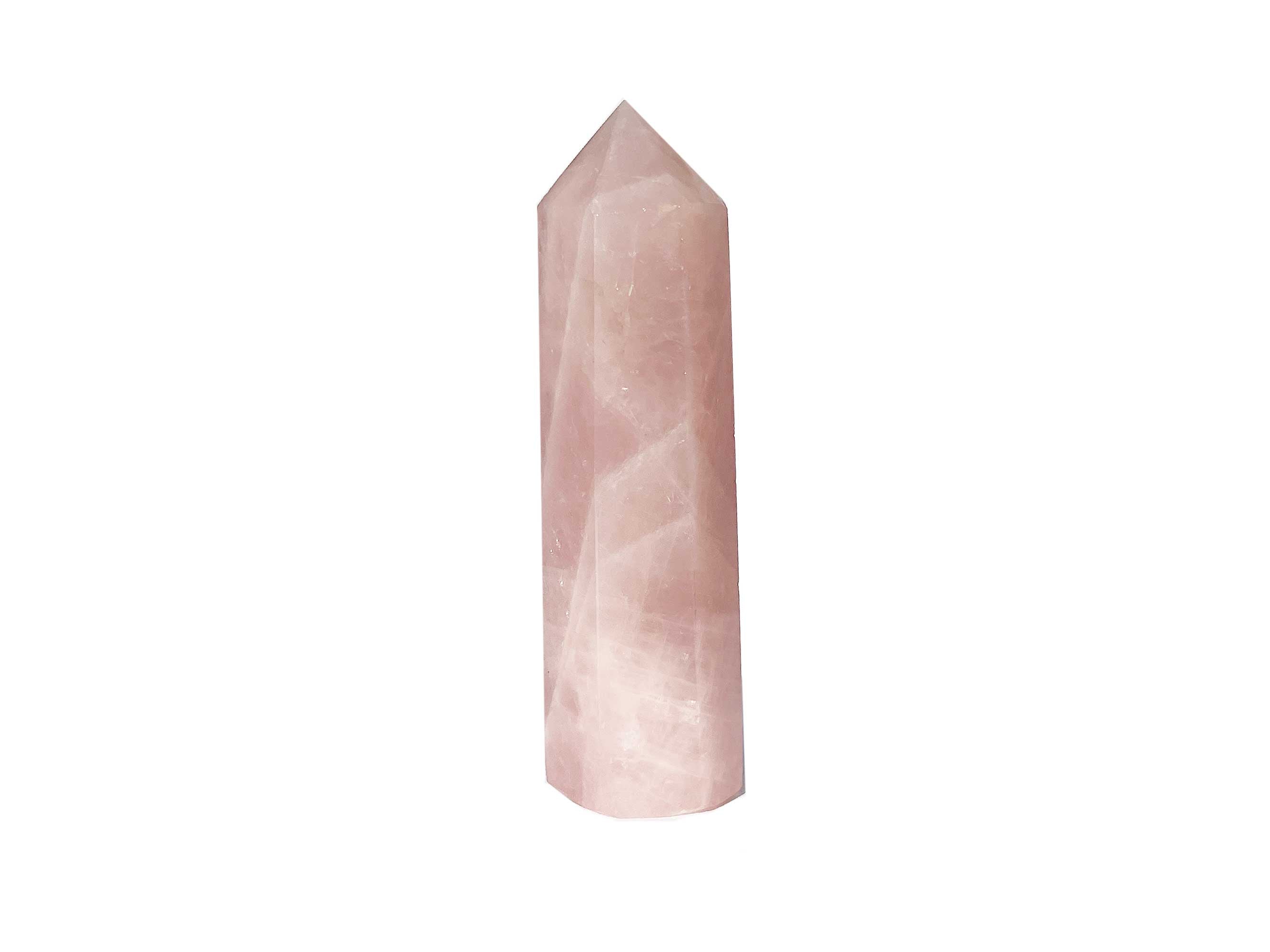 Buy Online Latest and Unique Rose Quartz Crystal Tower Point | Shop Best Spiritual Items - The Mystical Ritual